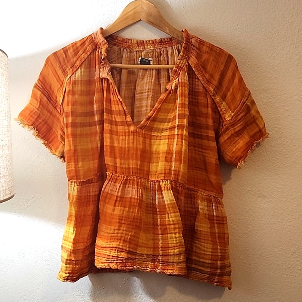 Pilcro x Anthropologie Gauzey Blouse
